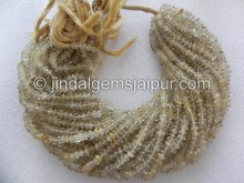 Golden Rutile Plain Button